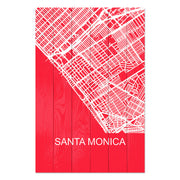 Wood Picture Santa Monica-30x40 cm