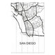 Wood Picture San Diego-40x60 cm