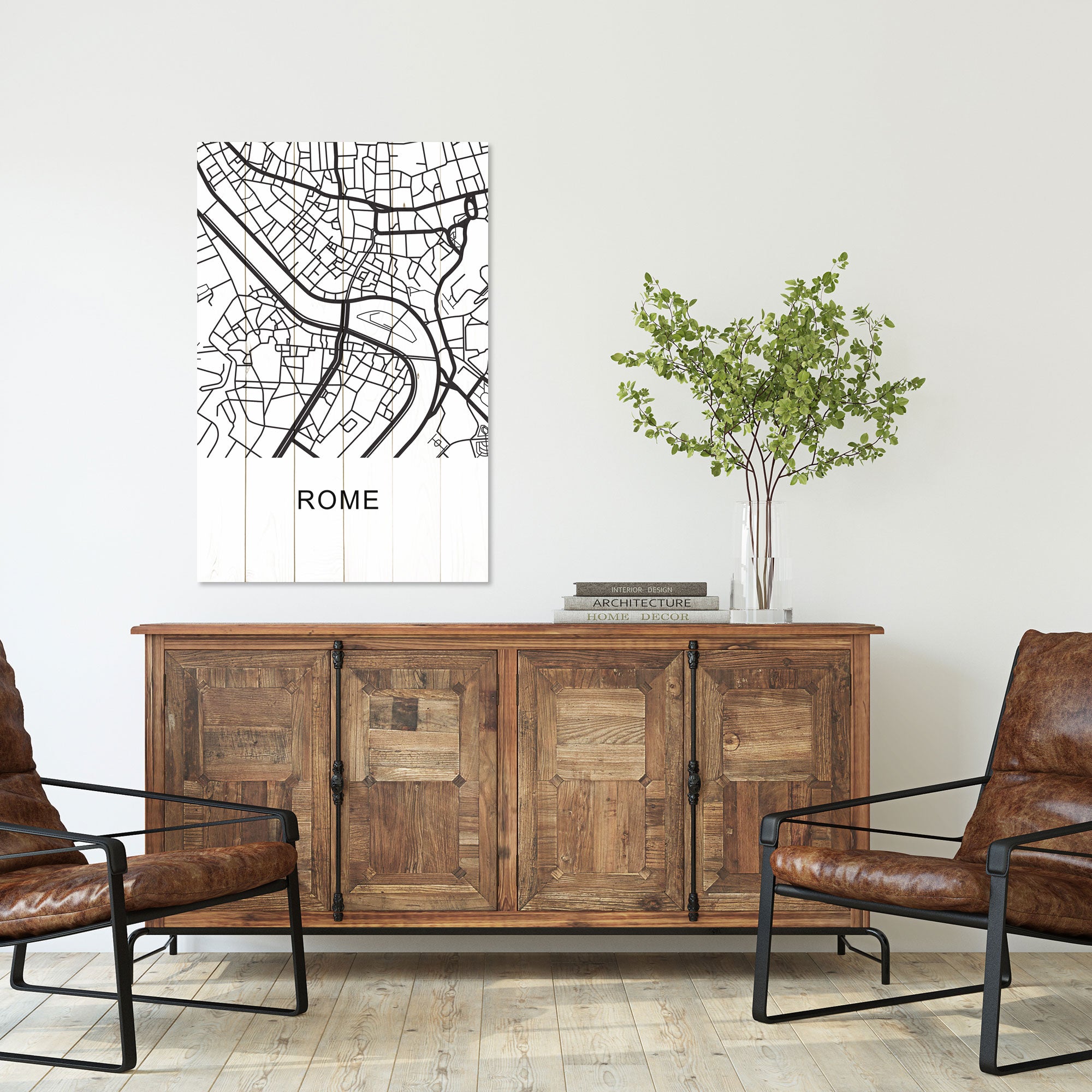 Obraz Wood Rome-30x40 cm