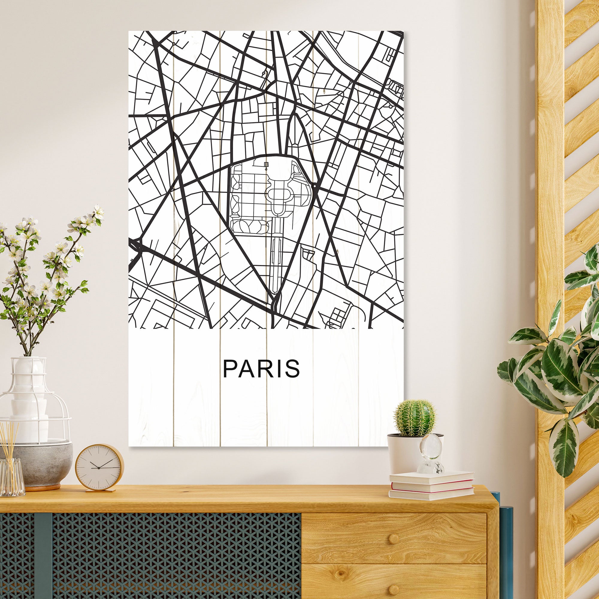 Obraz Wood Paris-20x30 cm
