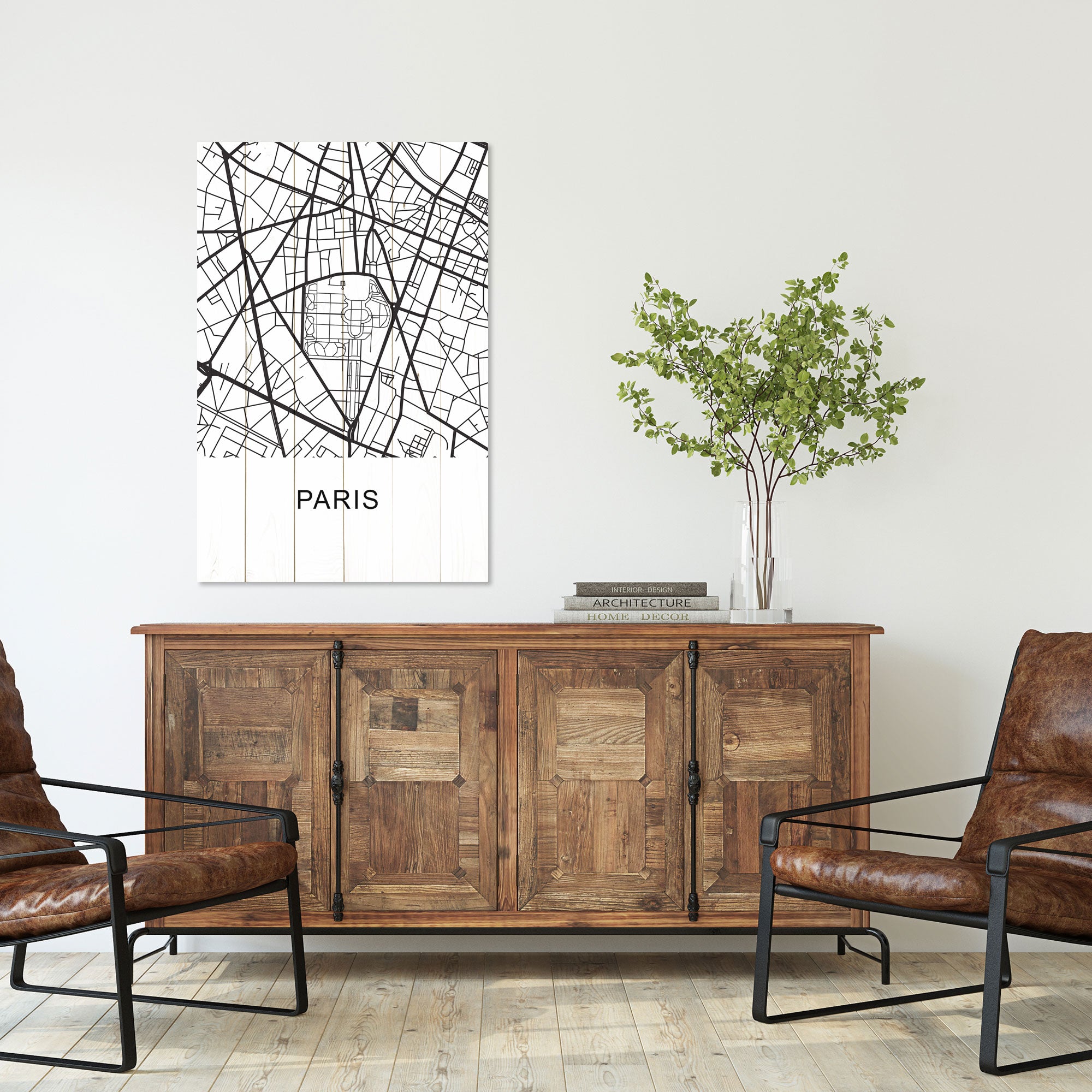 Obraz Wood Paris-20x30 cm