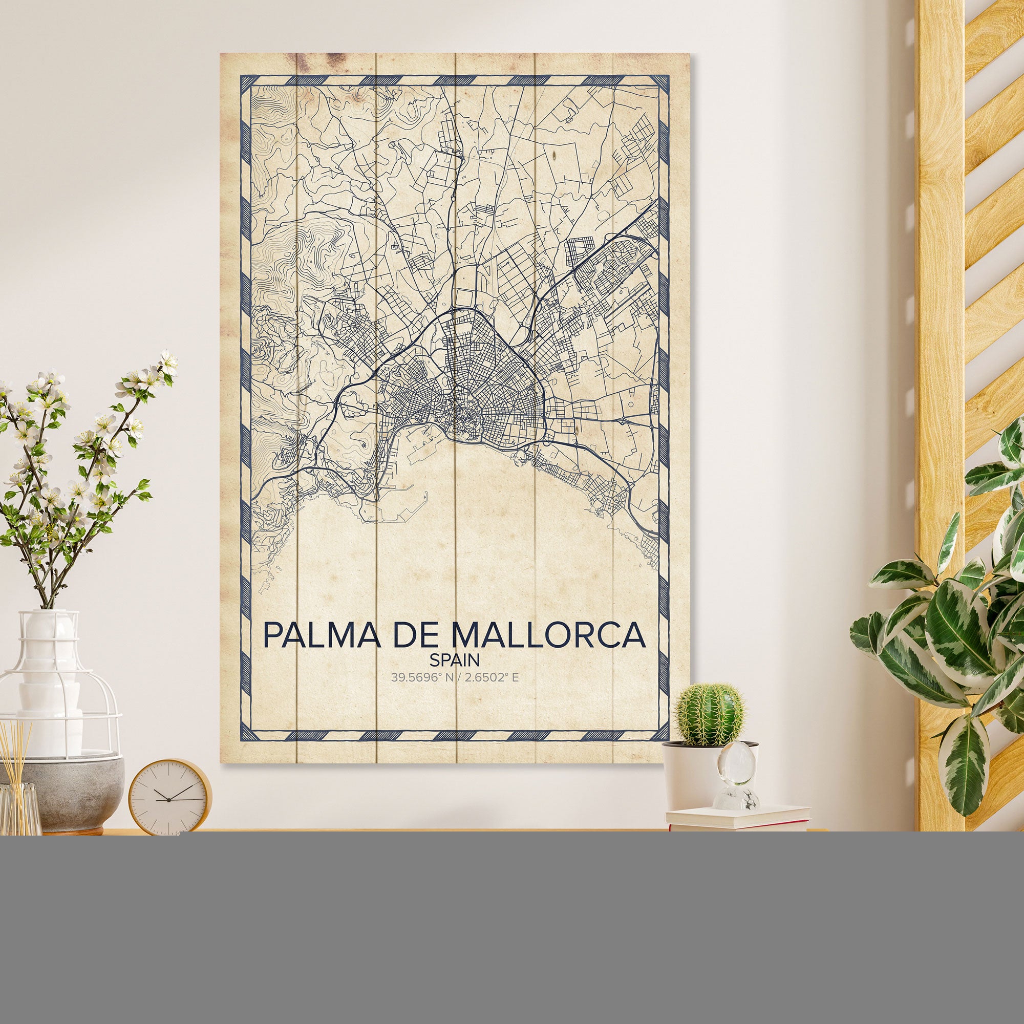 Obraz Wood  Palma de Mallorca-30x40 cm