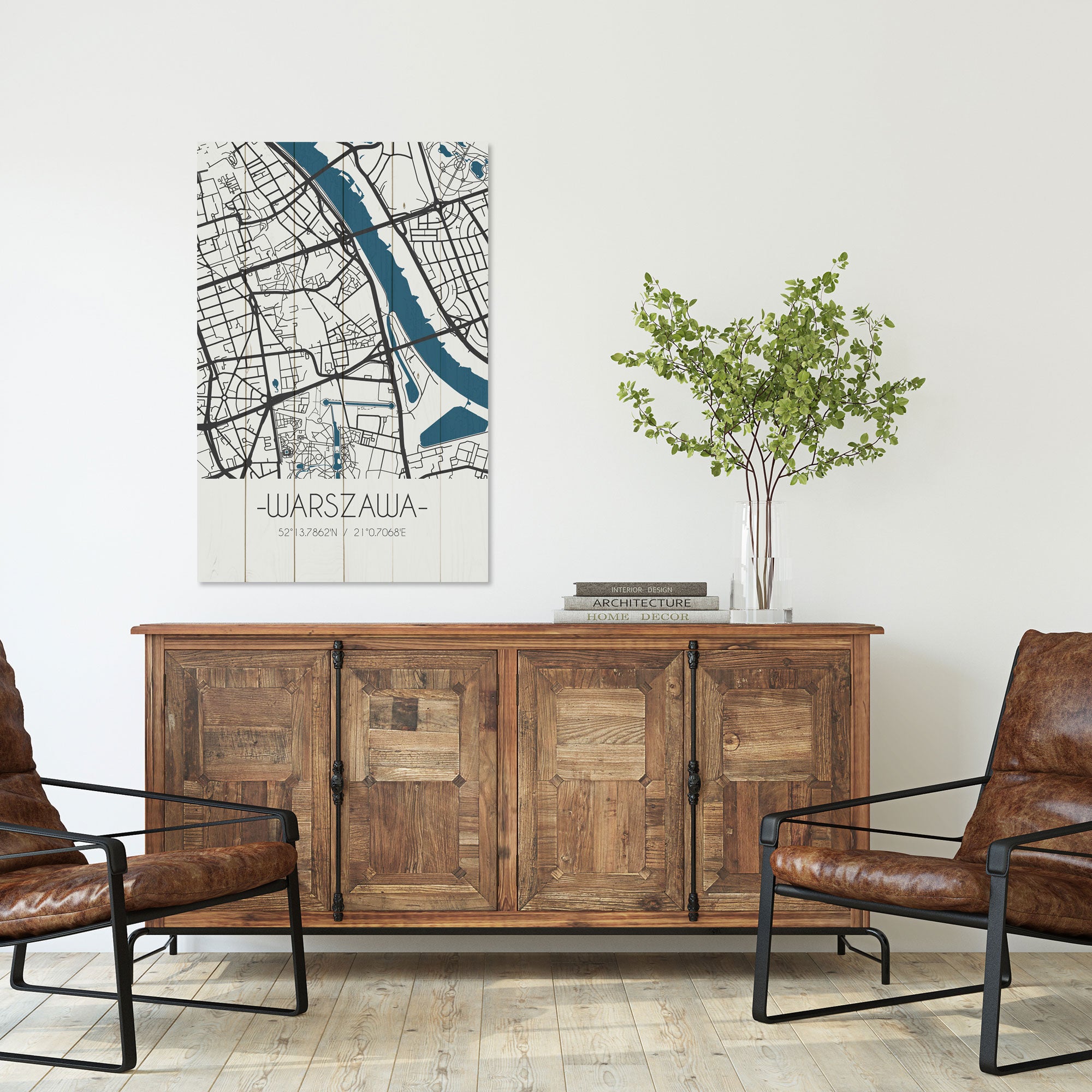 Bild Wood Warschau-70x90 cm