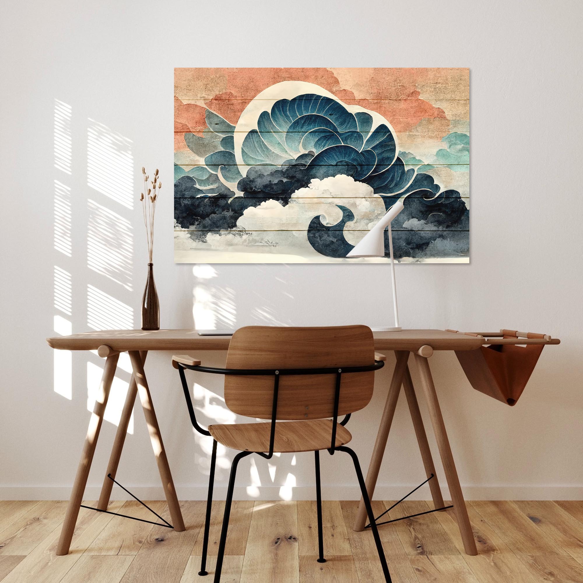 Bild Holz Windstoß