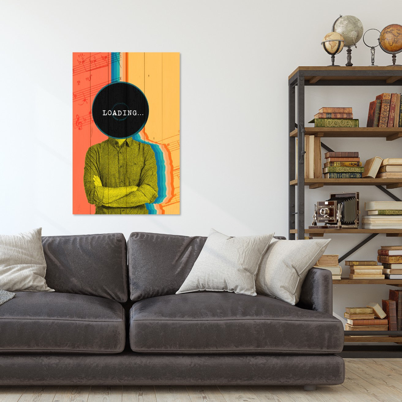 Bild Wood Vintage Loading-50x70 cm