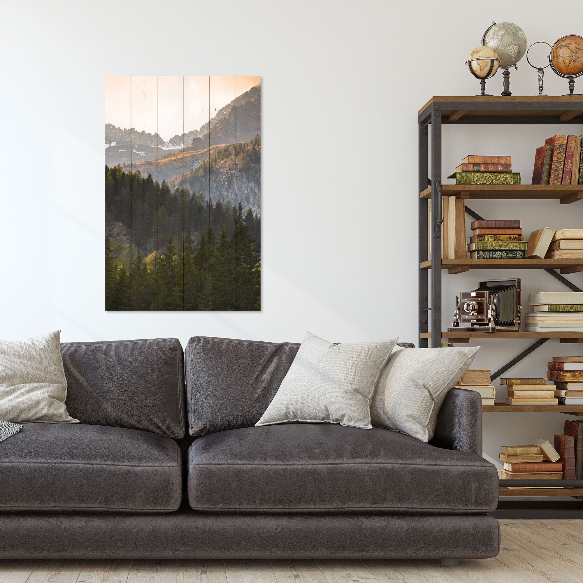 Obraz Wood Trees in the Mountains
