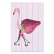 Obraz Wood Pink Flamingo with Strawberry-50x70 cm