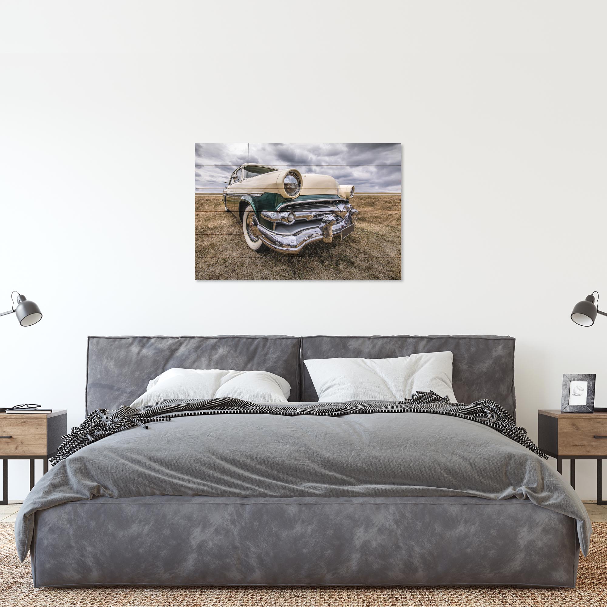 Bild Holz Oldtimer-40x60 cm