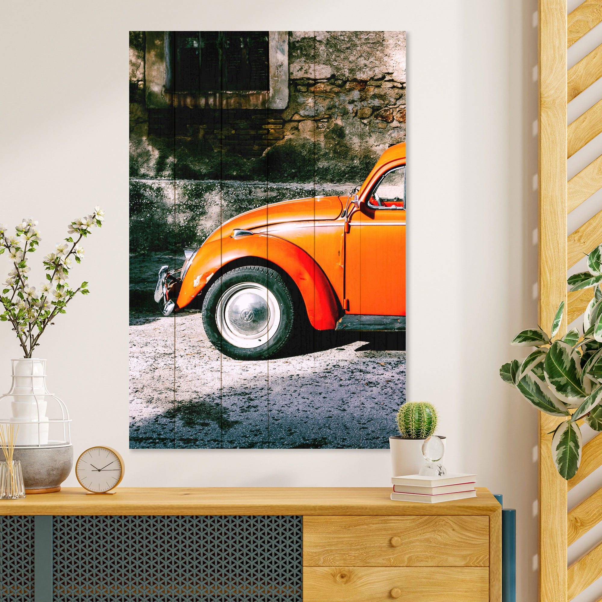 Bild Holz Siena Sommer