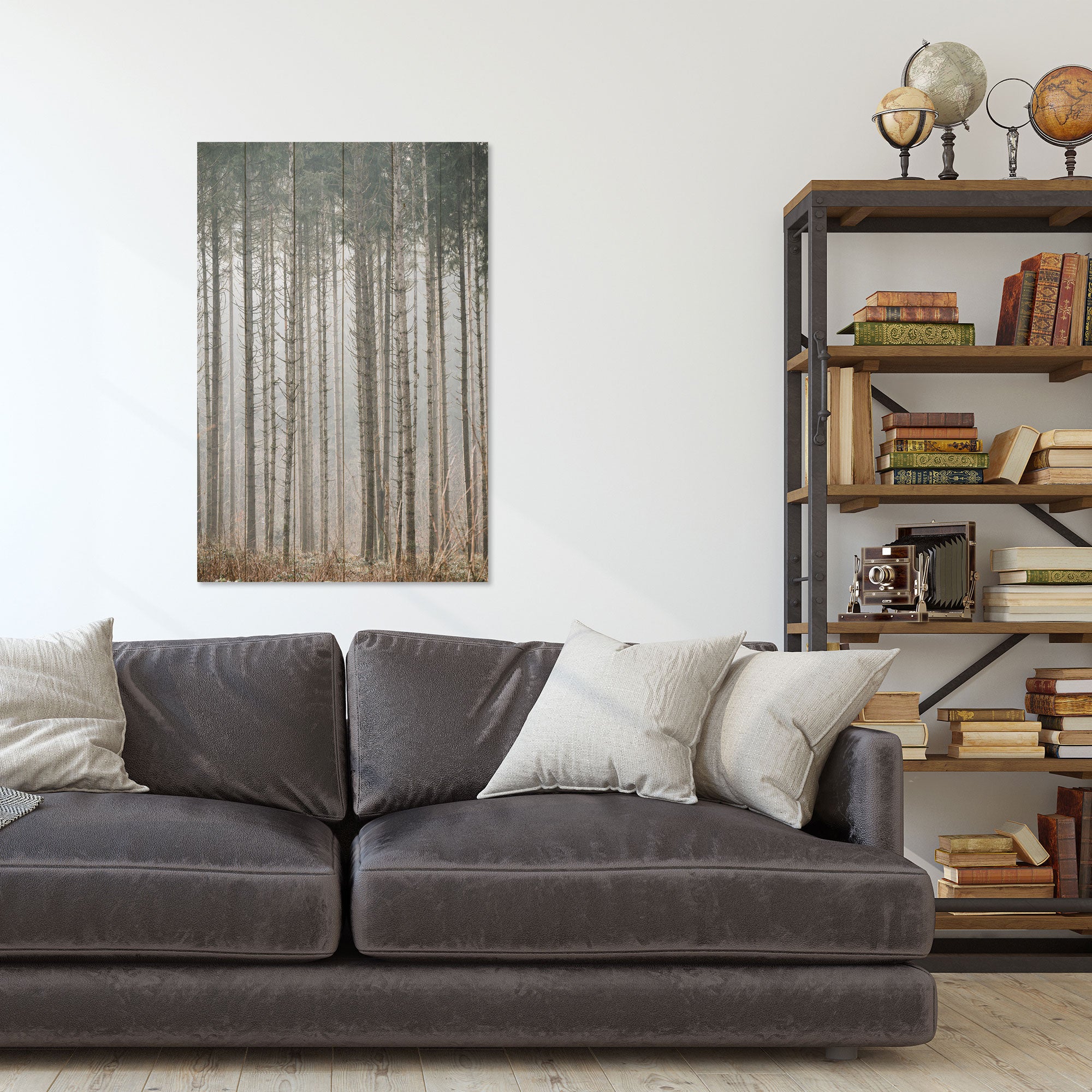 Obraz Wood Tajomný les-30x40 cm