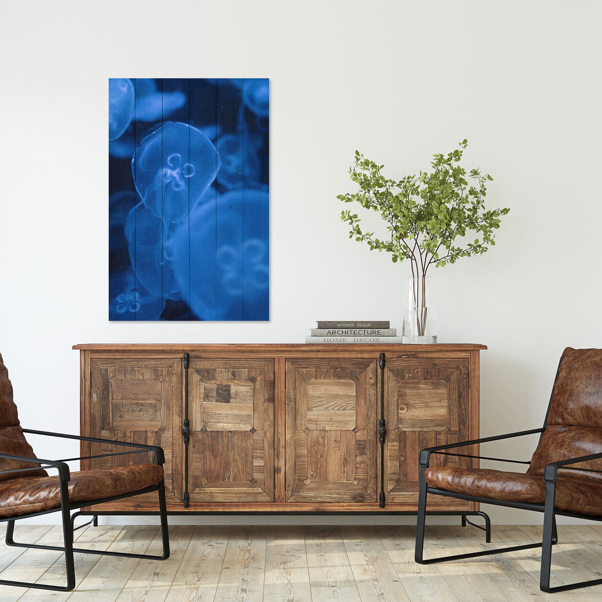 Obraz Wood Medusa-50x70 cm