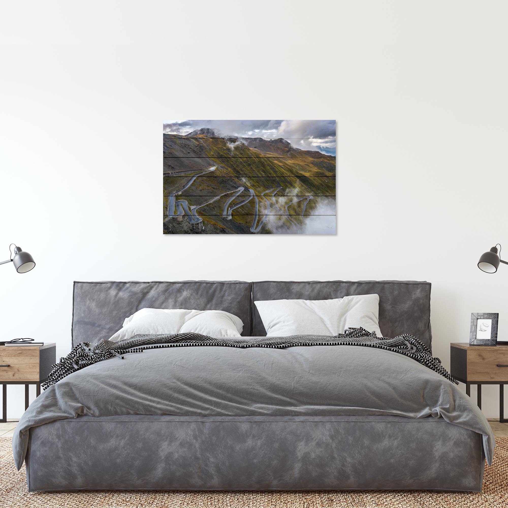 Bild Wood Passo Dello Stelvio-20x30 cm