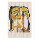 Bild Wood Picasso Abstrakt 2-50x70 cm