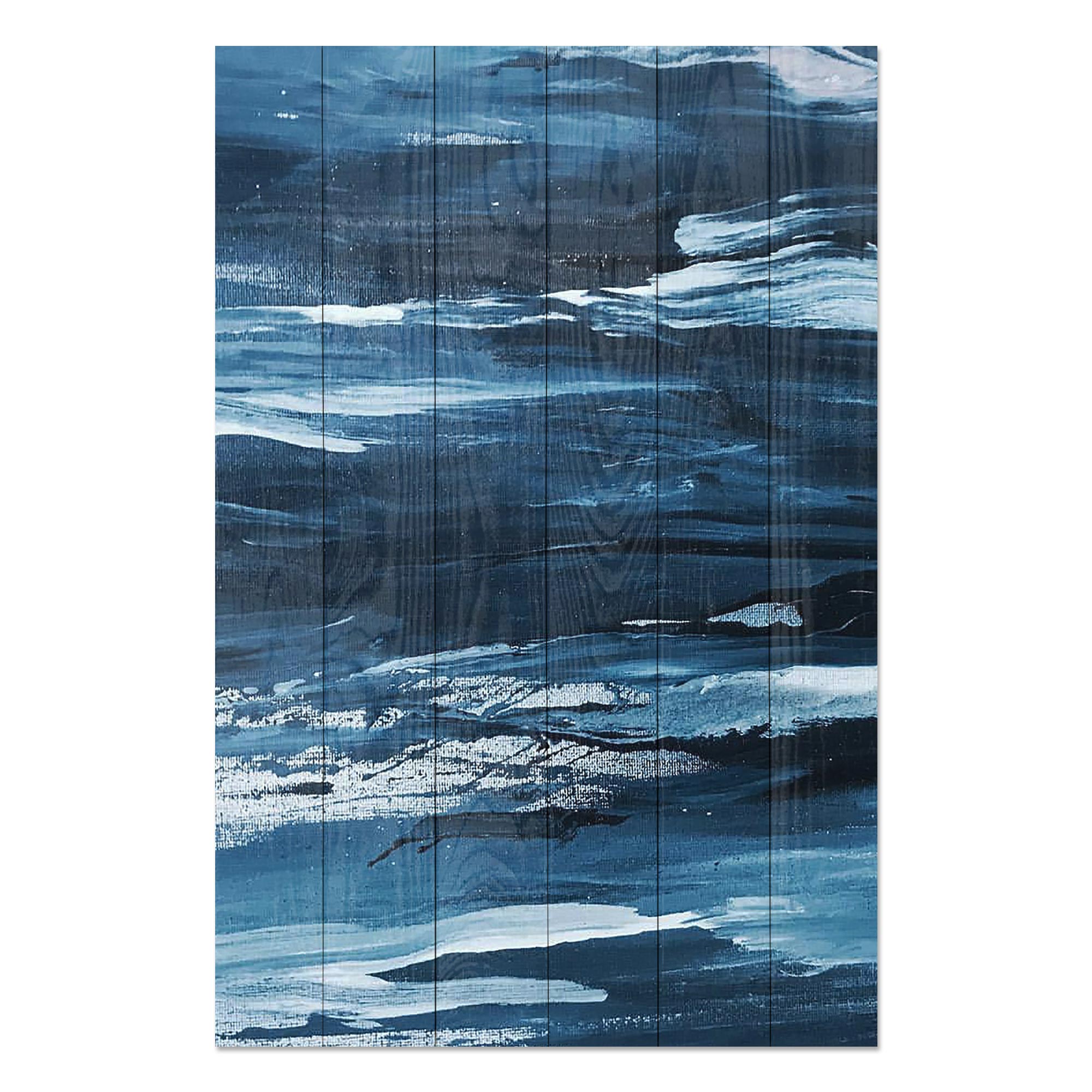 Bild Wood Raues Meer-20x30 cm