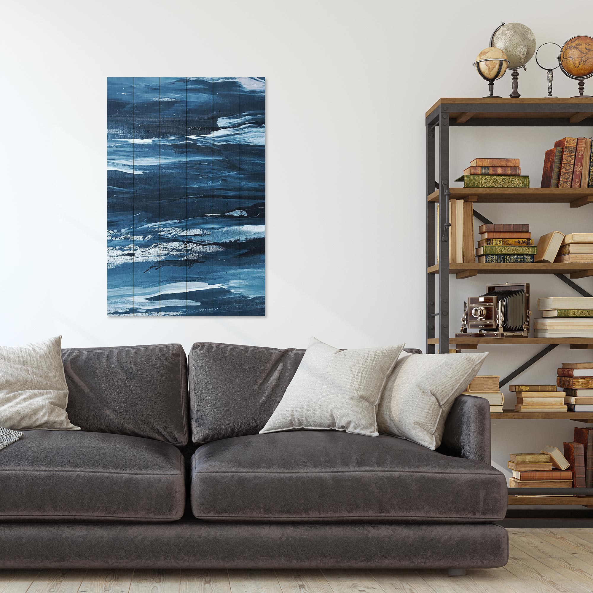 Bild Wood Raues Meer-50x70 cm