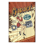Wood Picture Garage Service and Repair-30x40 cm