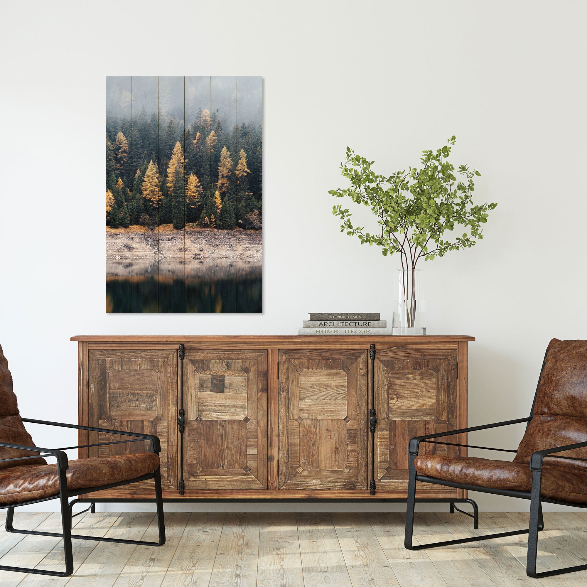 Bild Wood Nebelwald-30x30 cm