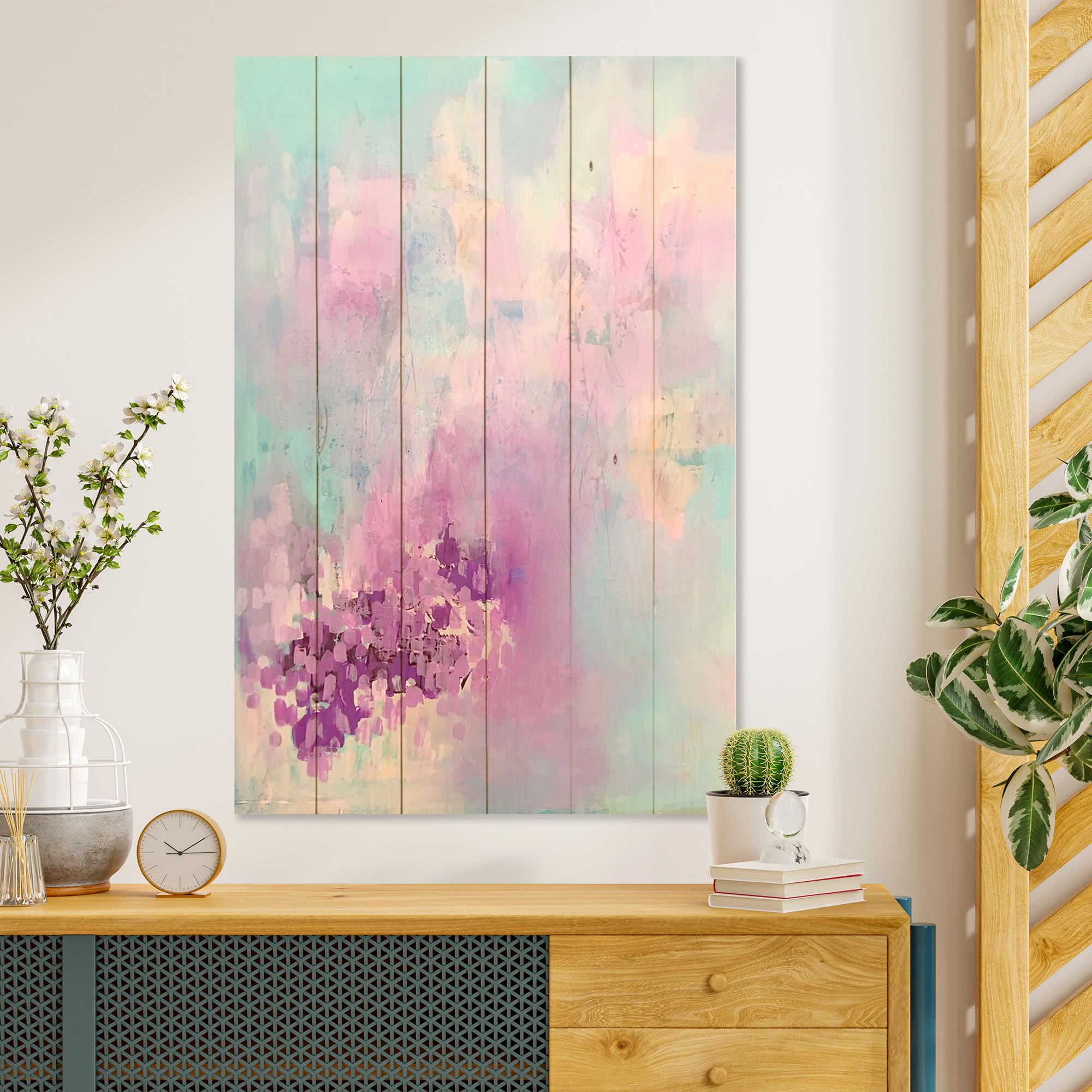 Bild Wood Bunte Gedanken-40x60 cm