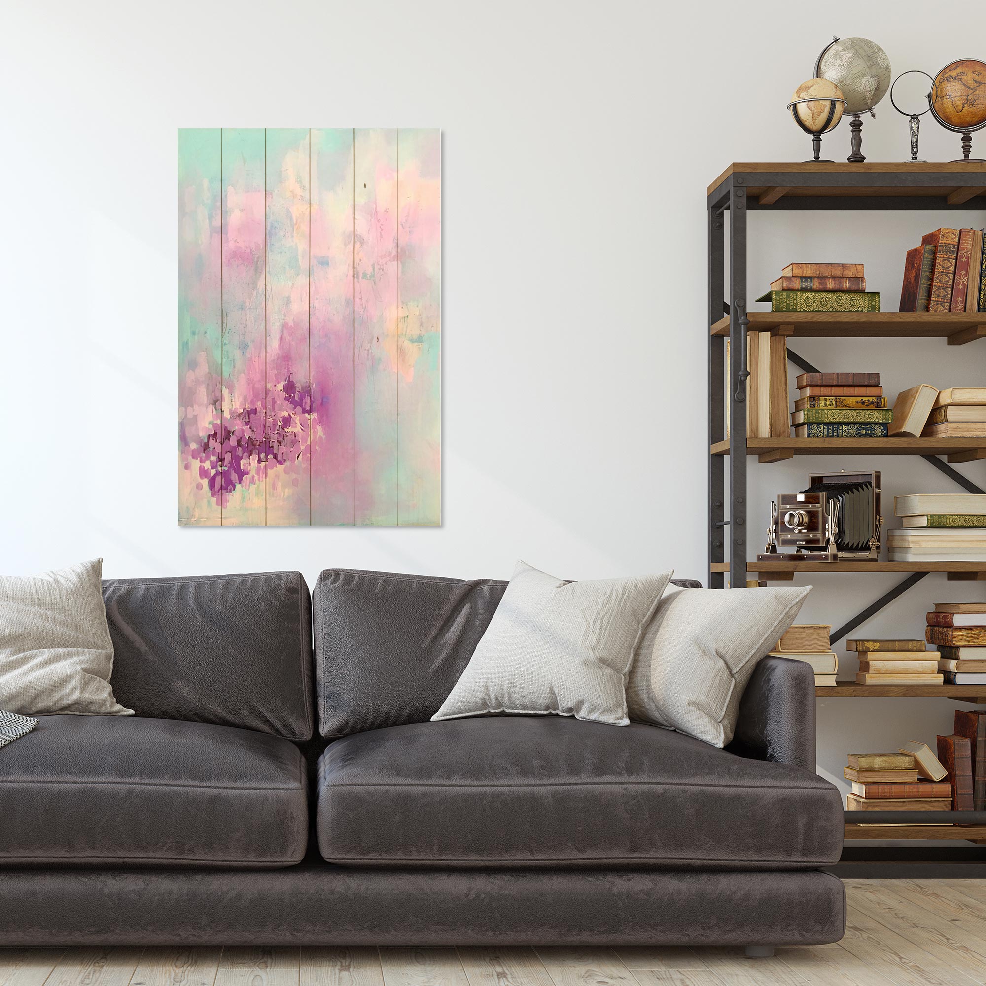 Bild Wood Bunte Gedanken-40x60 cm