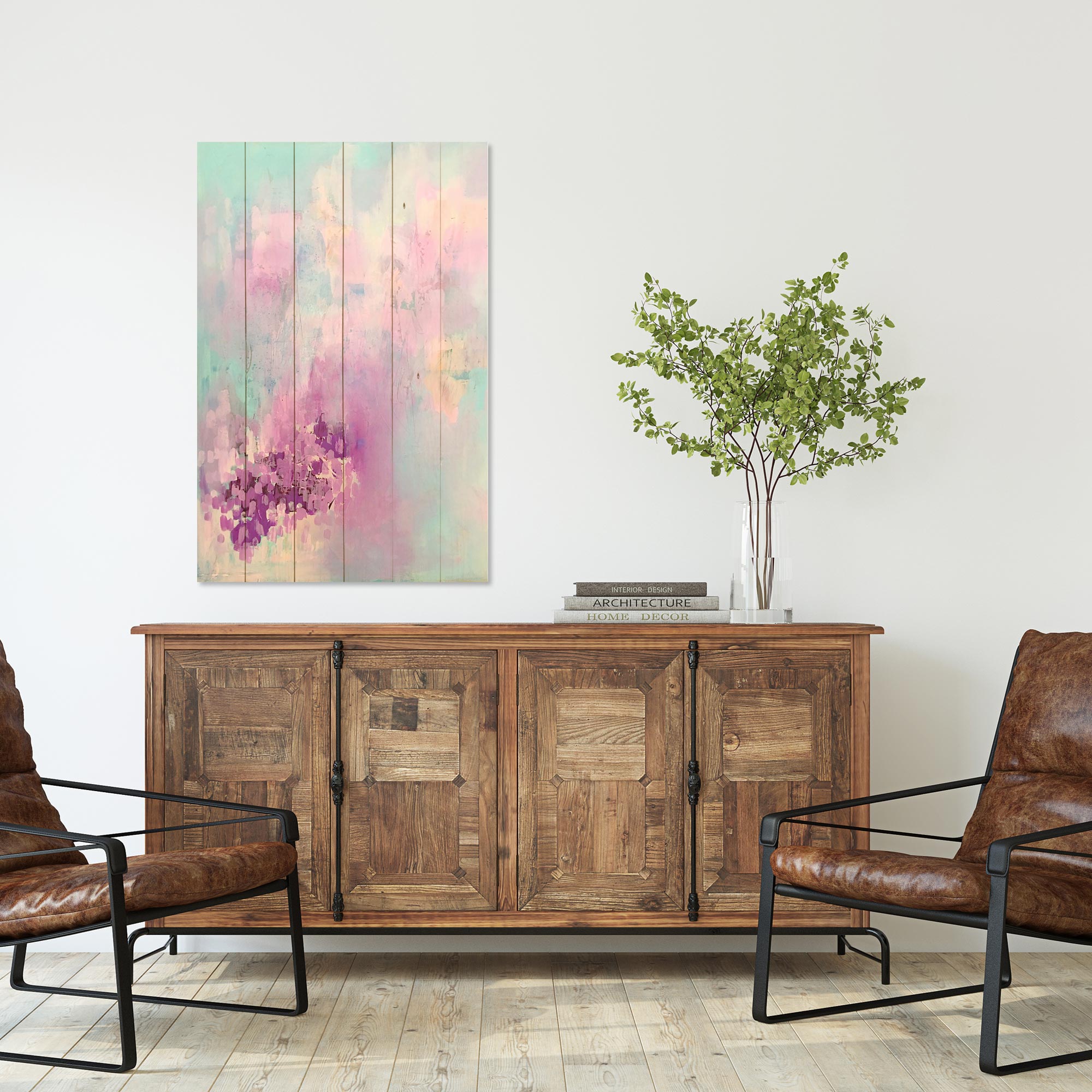 Bild Wood Bunte Gedanken-40x60 cm