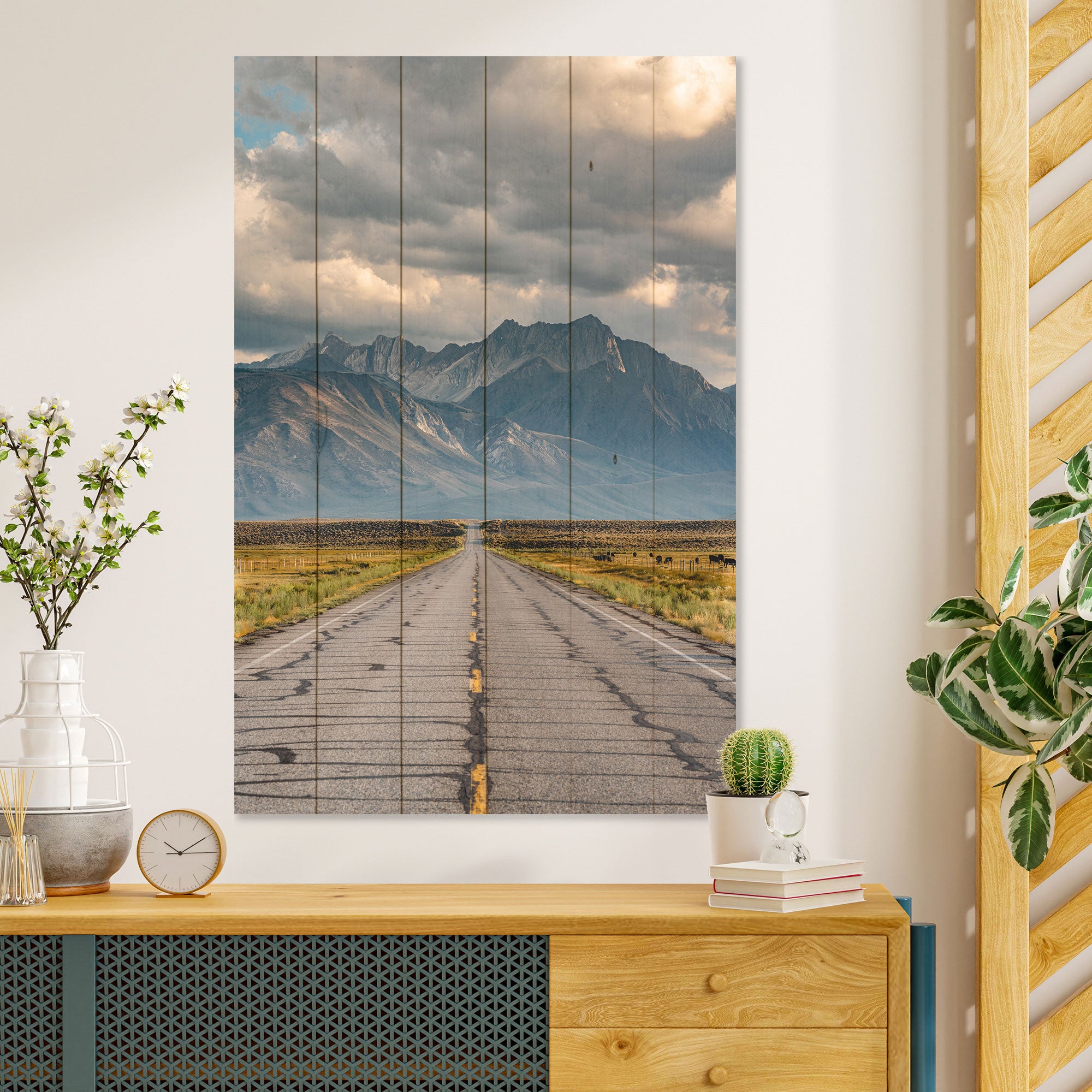 Bild Wood Lange Straße-50x70 cm
