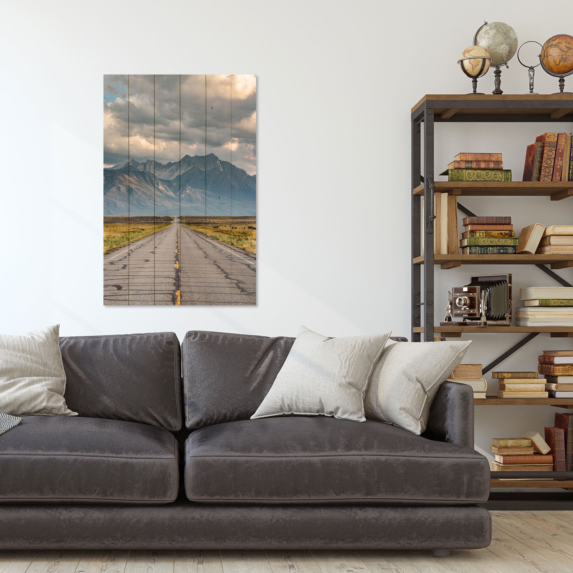 Bild Wood Lange Straße-50x70 cm