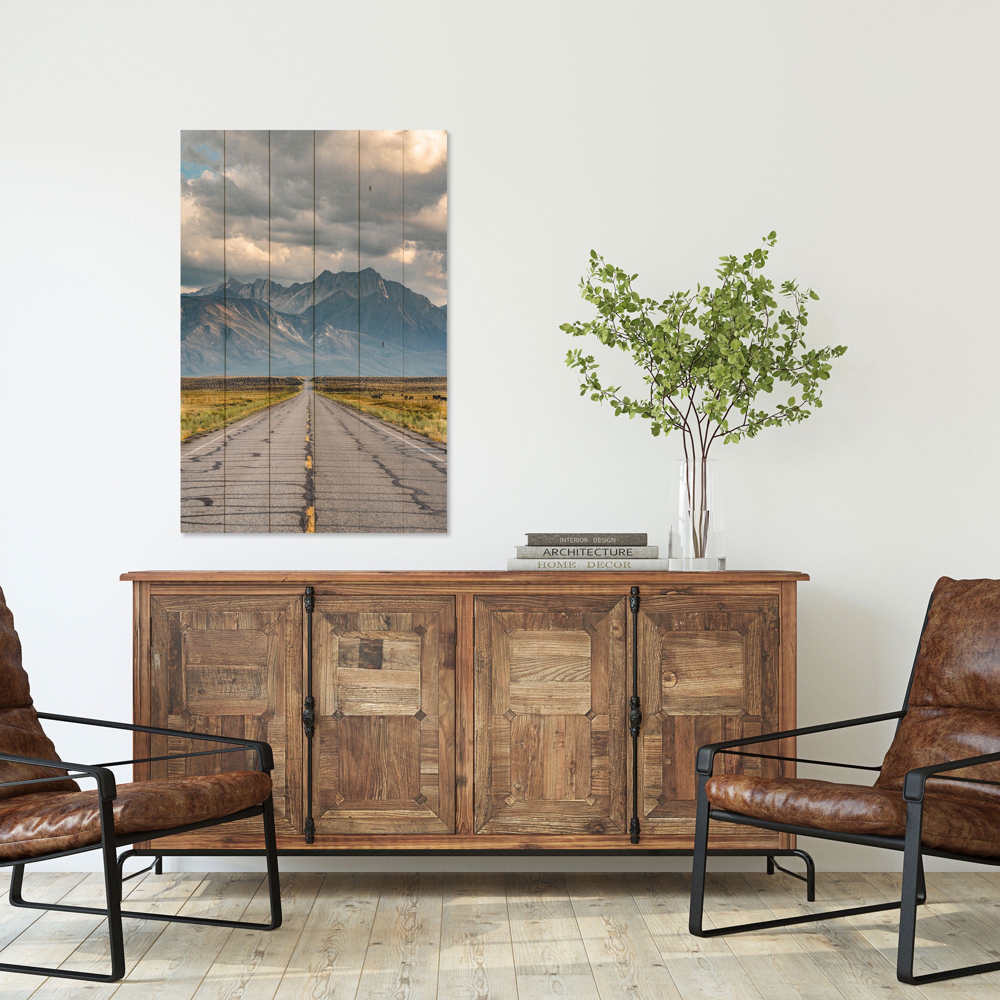 Bild Wood Lange Straße-50x70 cm