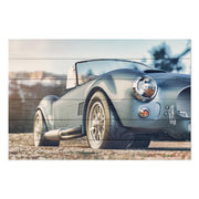 Bild Wood Klassisches Retroauto-60x90 cm
