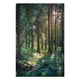Obraz Wood Wald am Morgen-60x90 cm