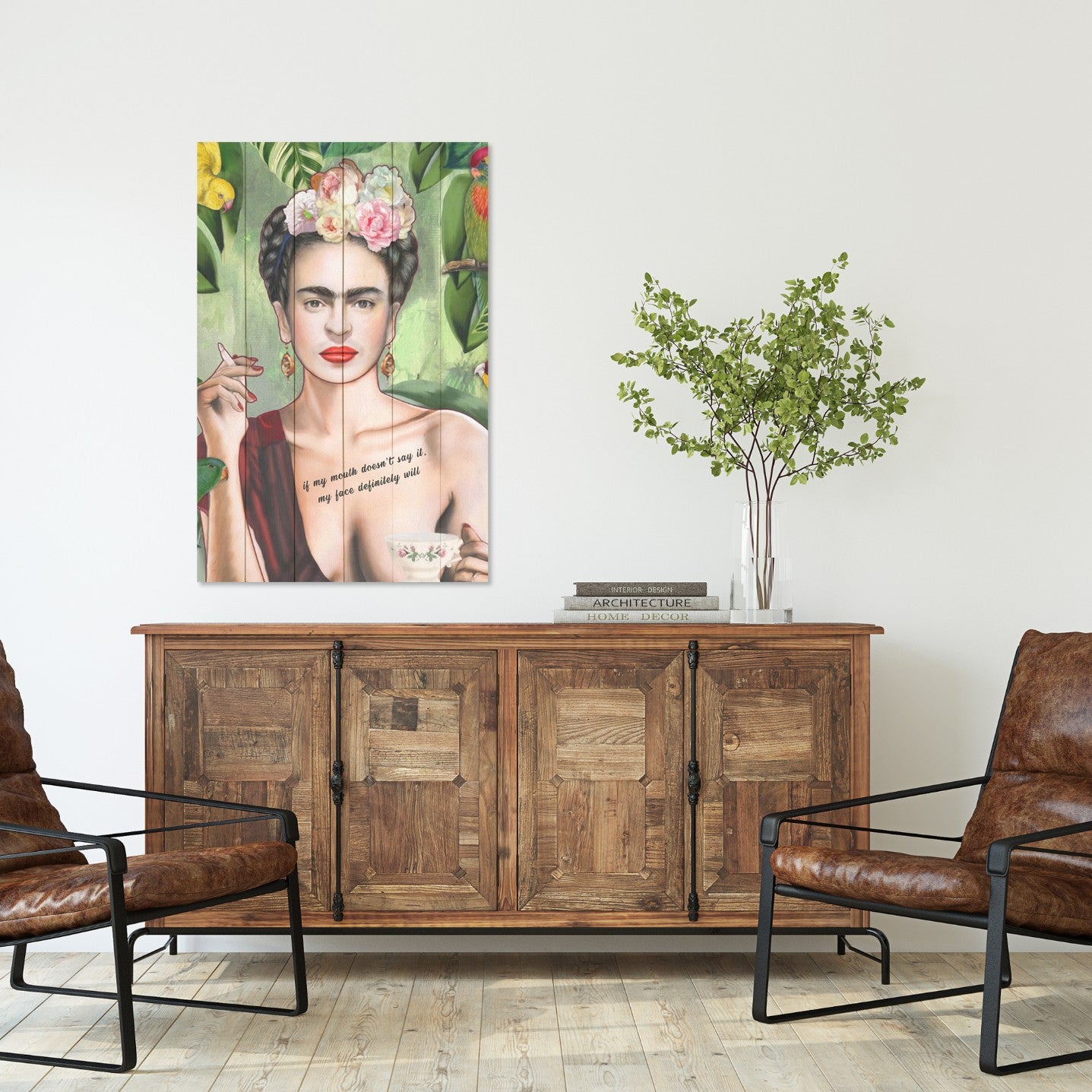Bild Wood Frida-60x90 cm