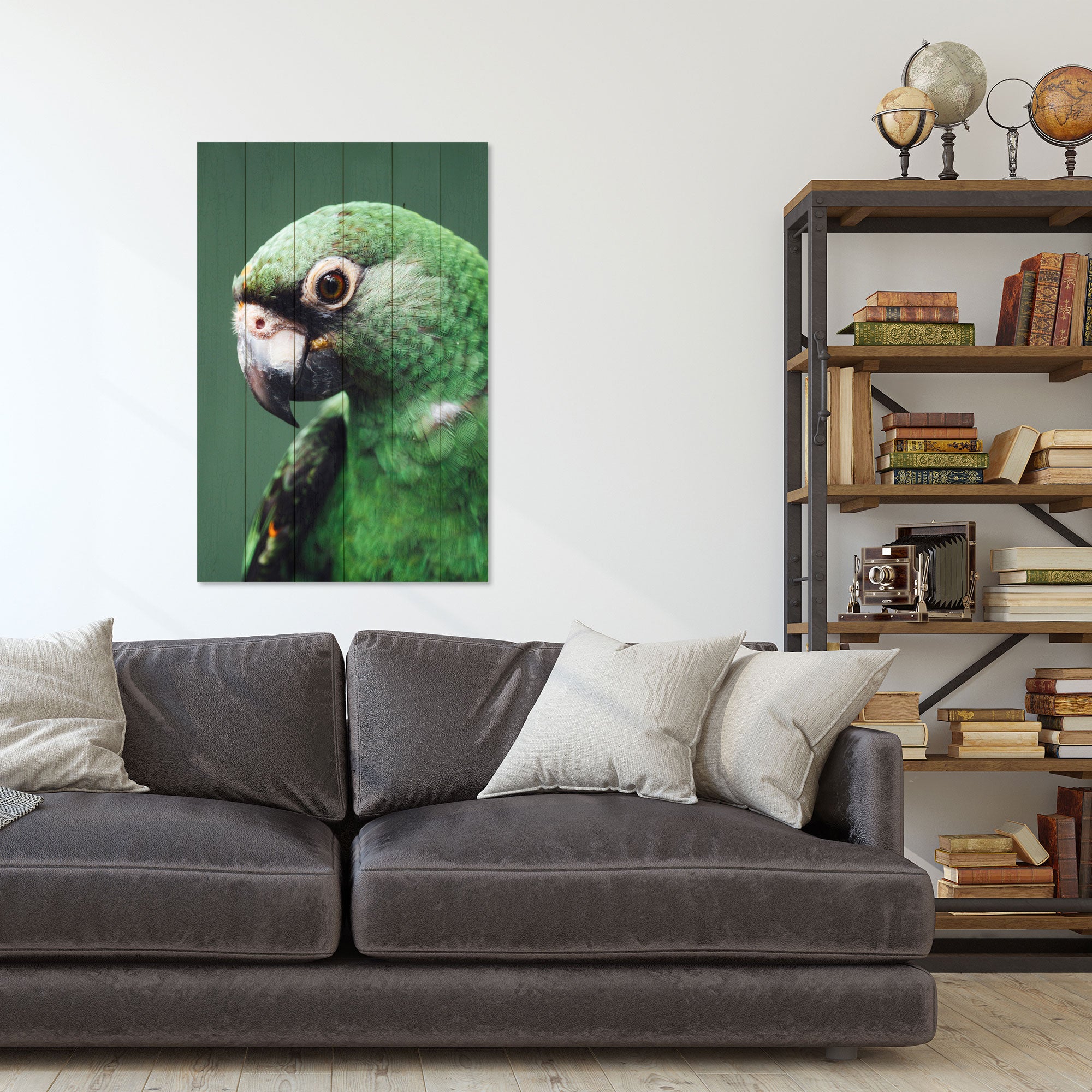 Bild Holz Papagei-60x90 cm