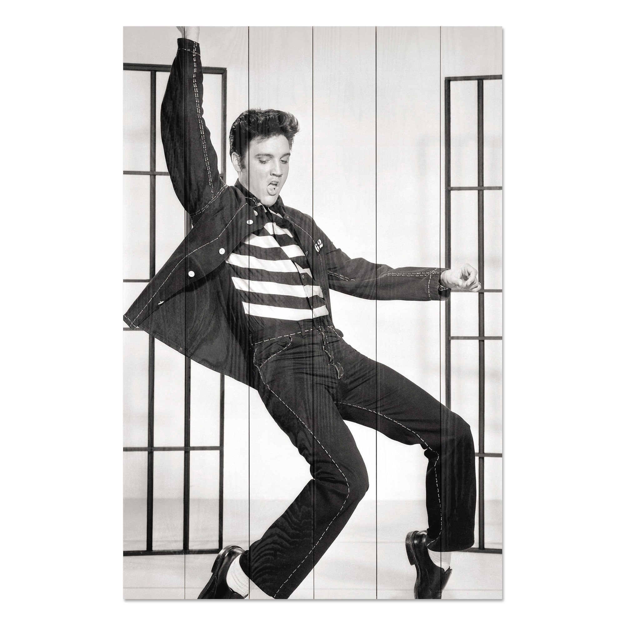 Bild Holz Elvis Tanz-50x70 cm