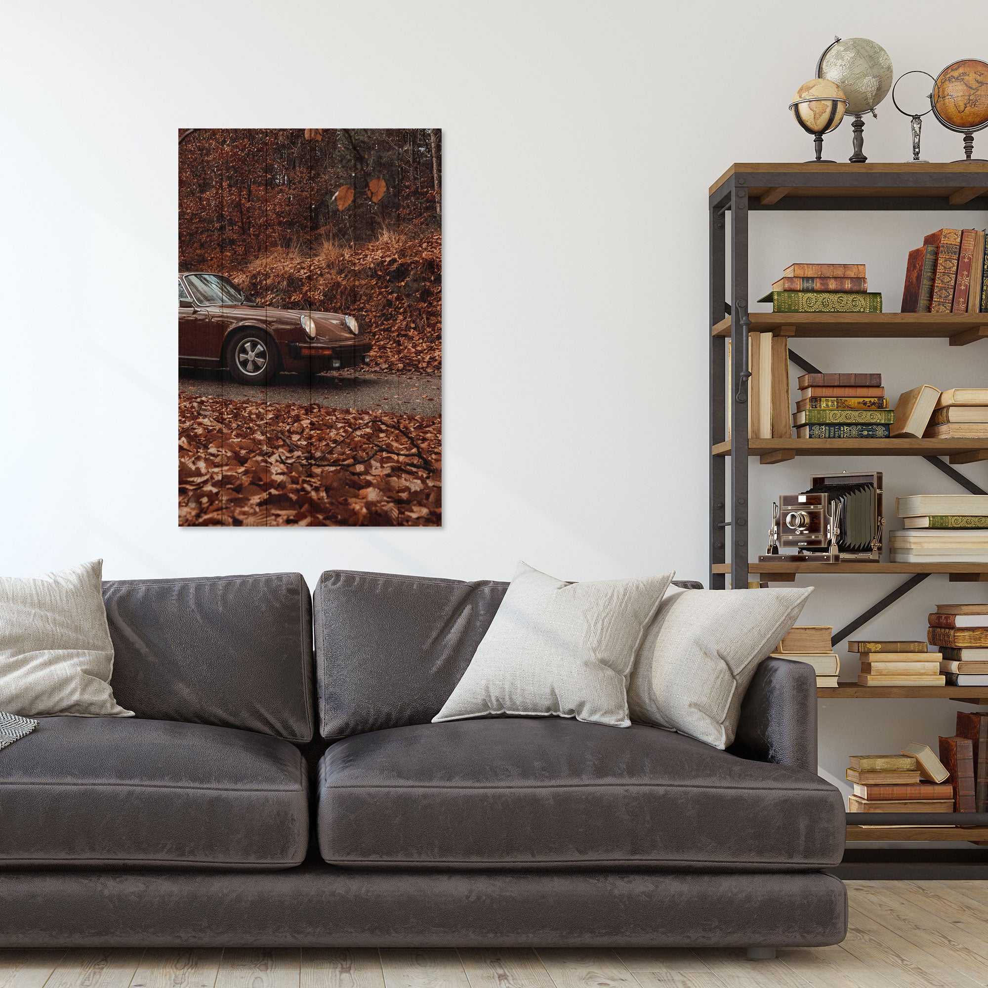 Bild Wood Field Braun-60x90 cm