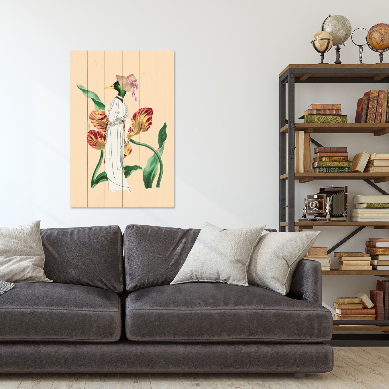 Bild Wood Exklusive Ente-40x60 cm