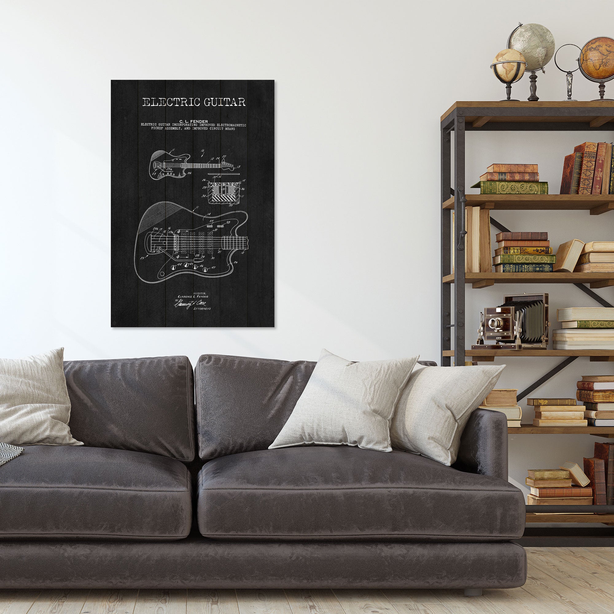 Bild Wood E-Gitarre Schwarz