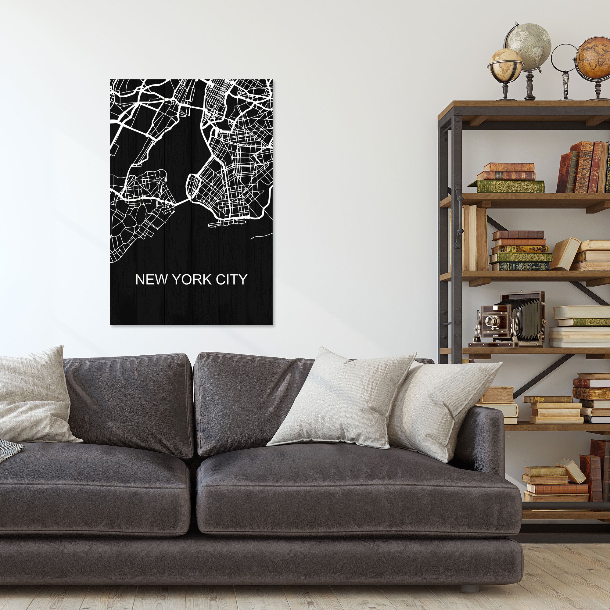 Bild Wood New York City-40x60 cm