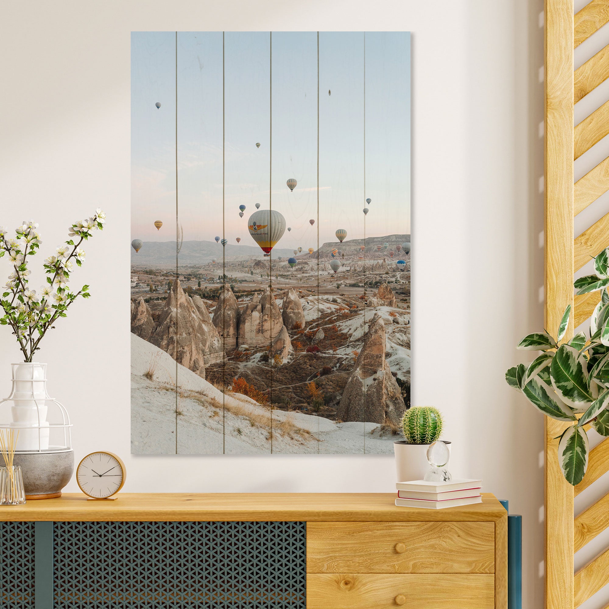 Bild Wood Ballonflug-30x40 cm