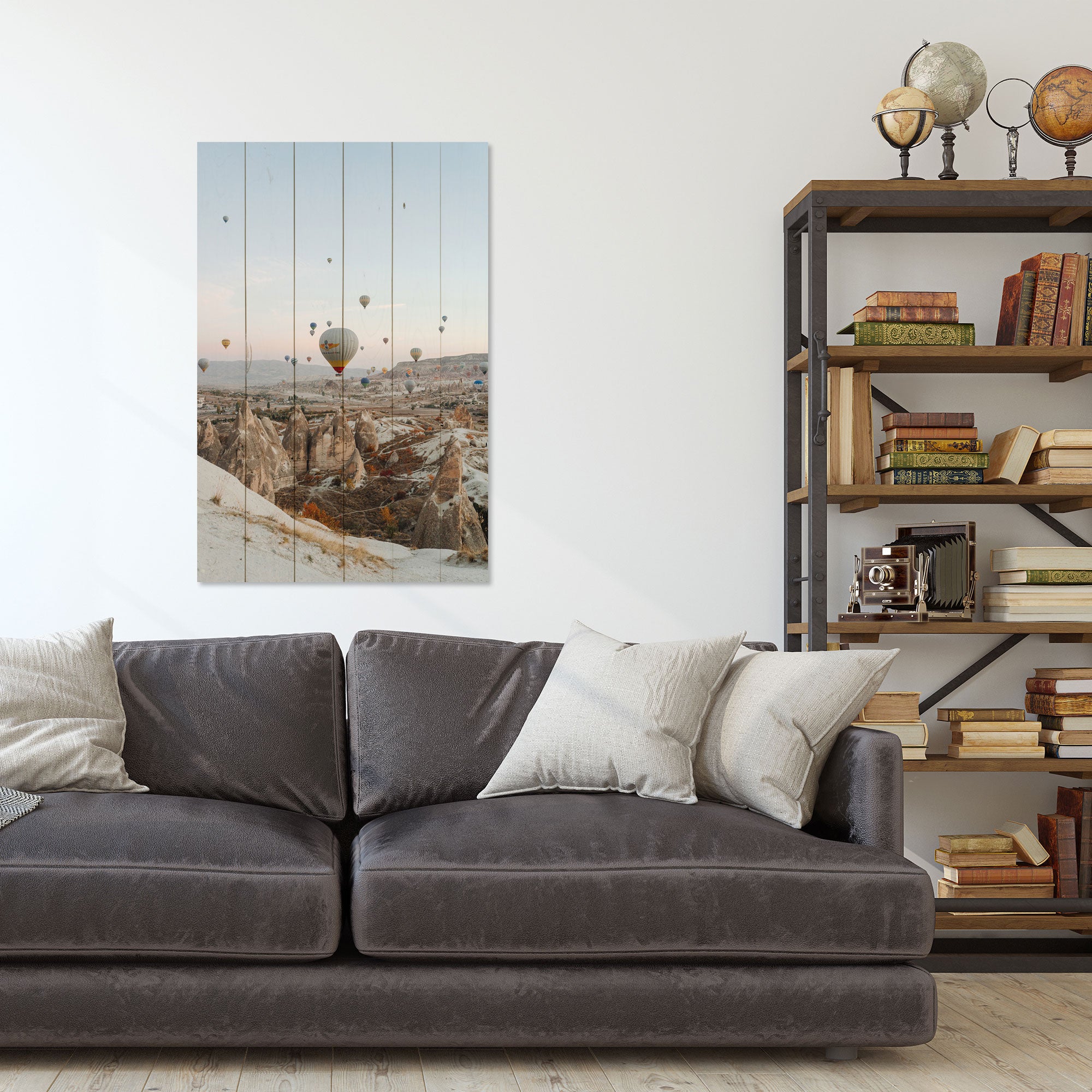 Bild Wood Ballonflug-30x40 cm