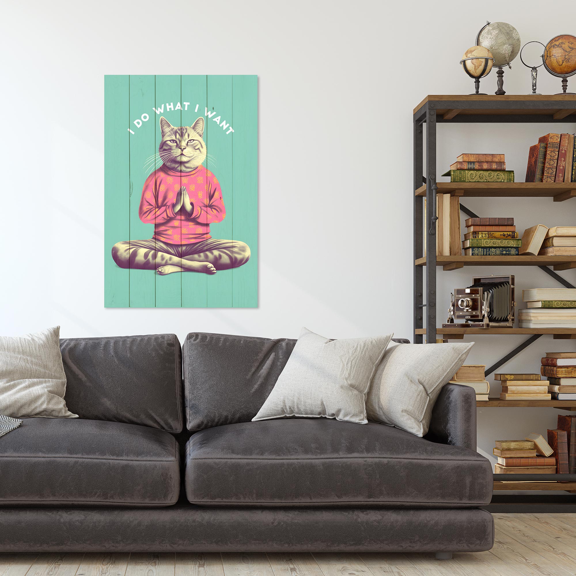 Bild Wood I do what I want-30x40 cm