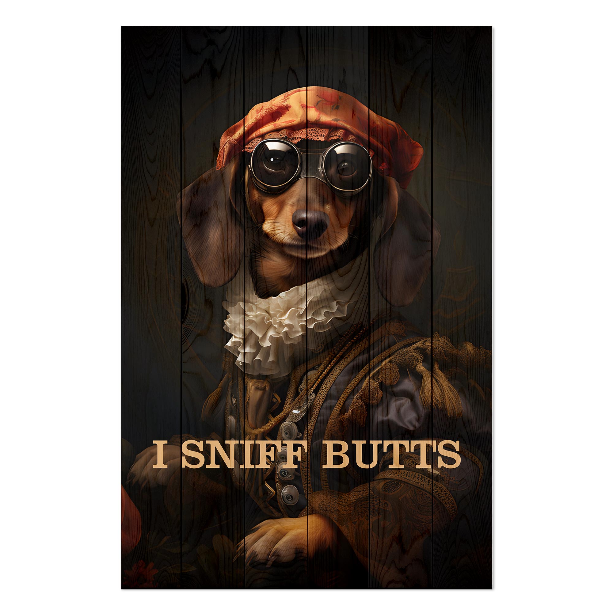 Bild Wood I sniff butts-60x90 cm