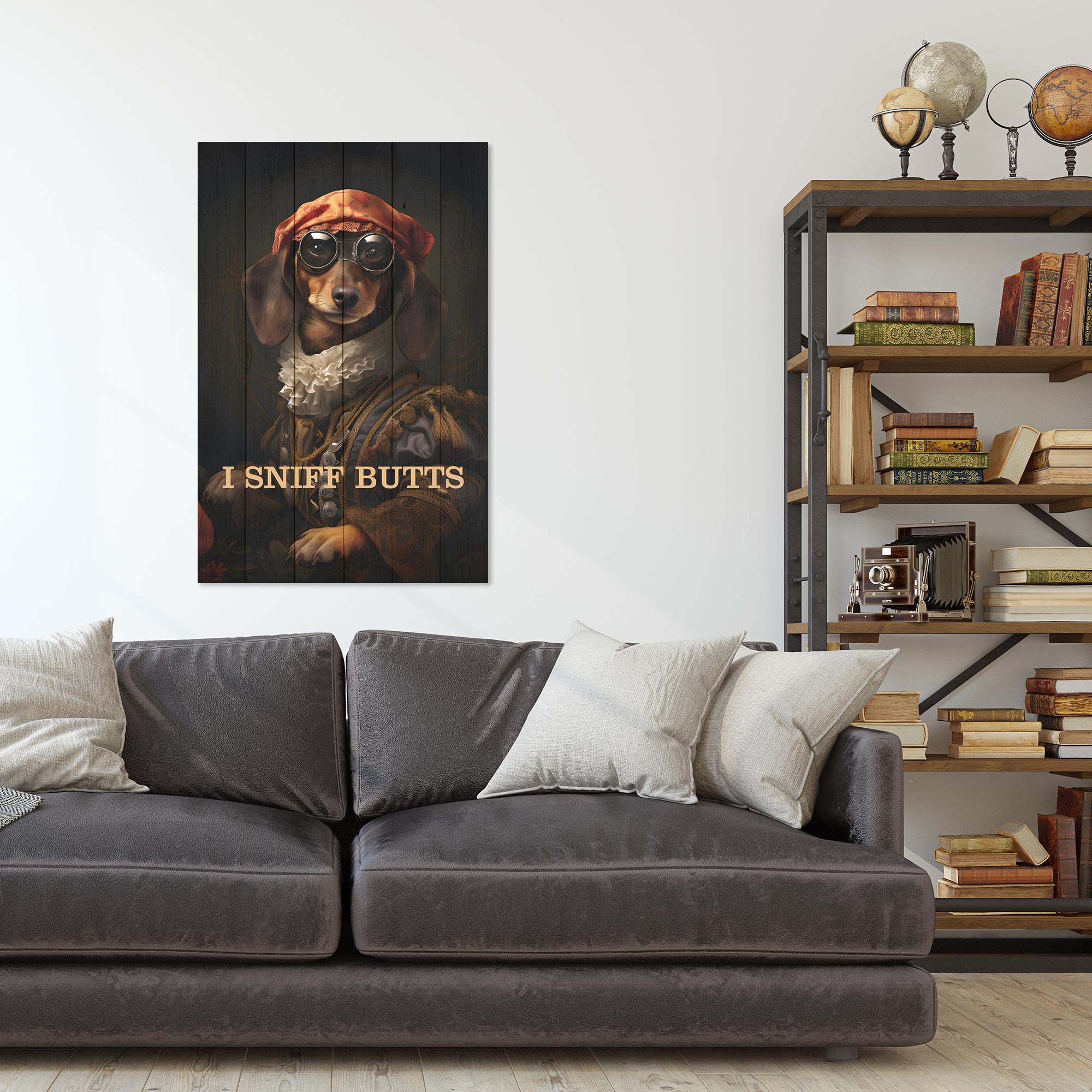 Bild Wood I sniff butts-60x90 cm