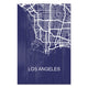 Obraz Wood Los Angeles-50x70 cm
