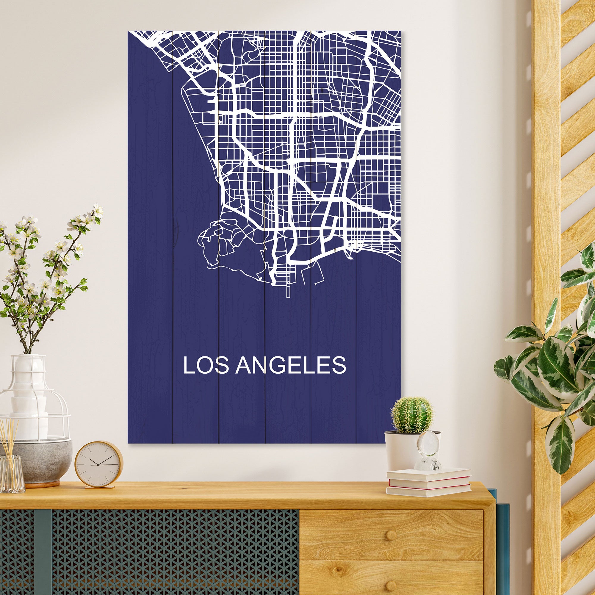 Obraz Wood Los Angeles