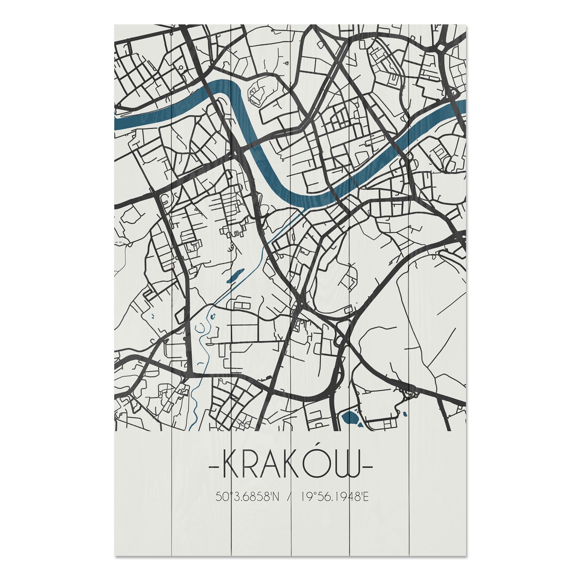 Obraz Wood Kraków-20x30 cm