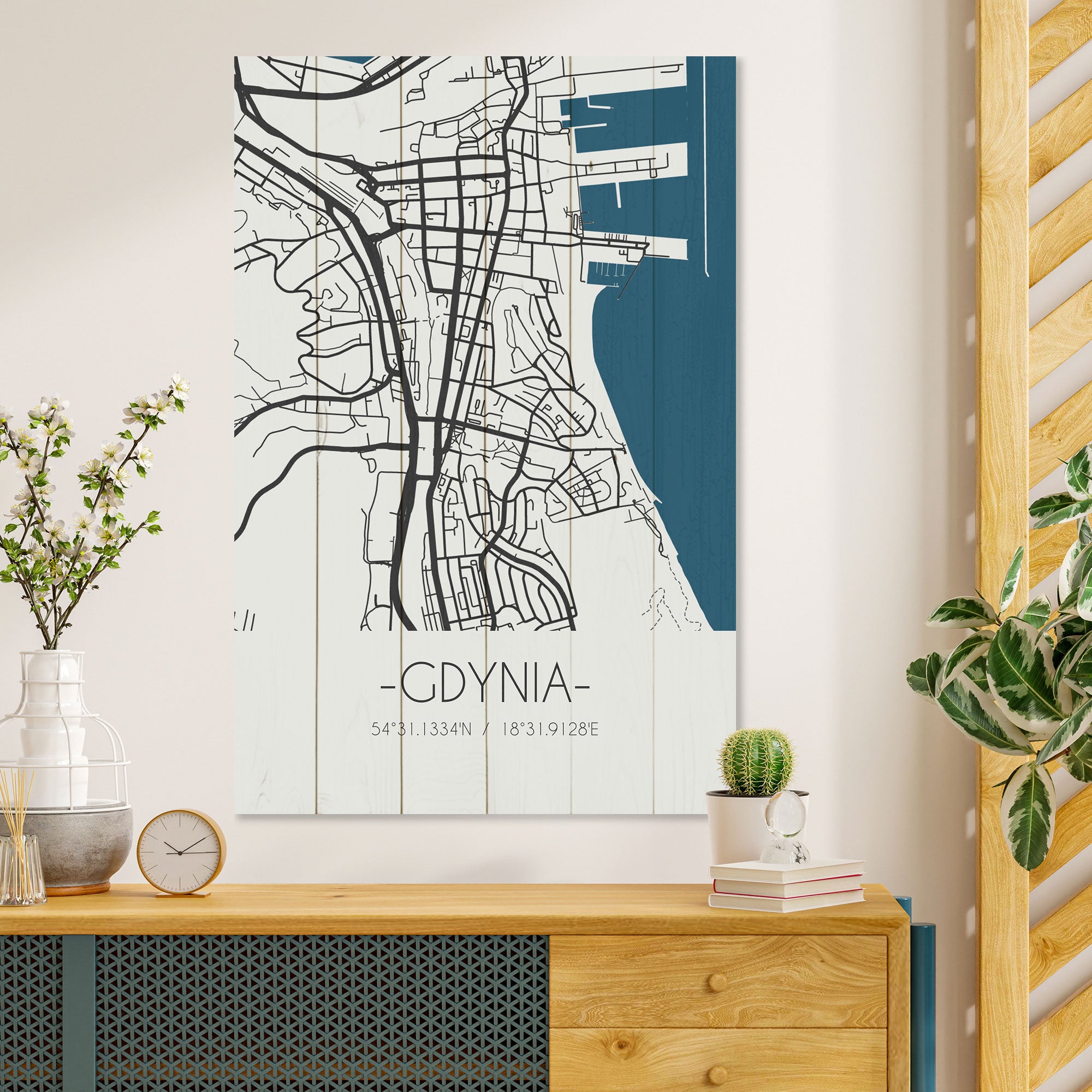 Bild Wood Gdynia-60x90 cm