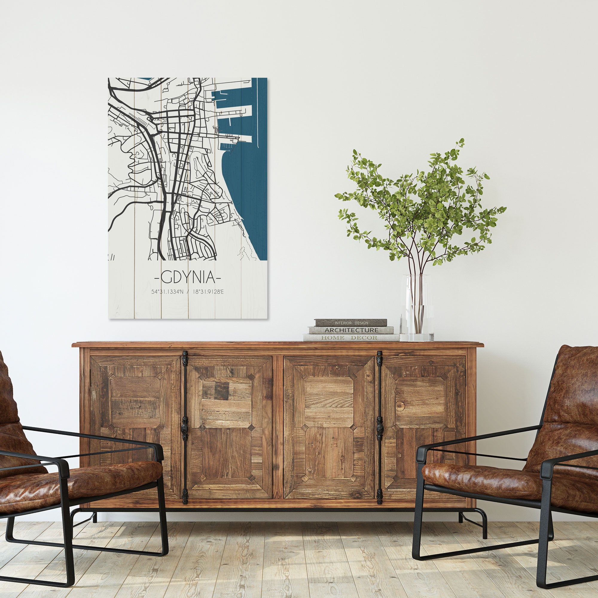 Bild Wood Gdynia-60x90 cm