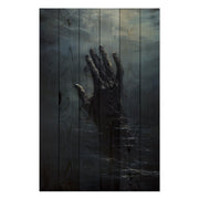 Bild Wood Hand Dunkles Wasser-30x30 cm