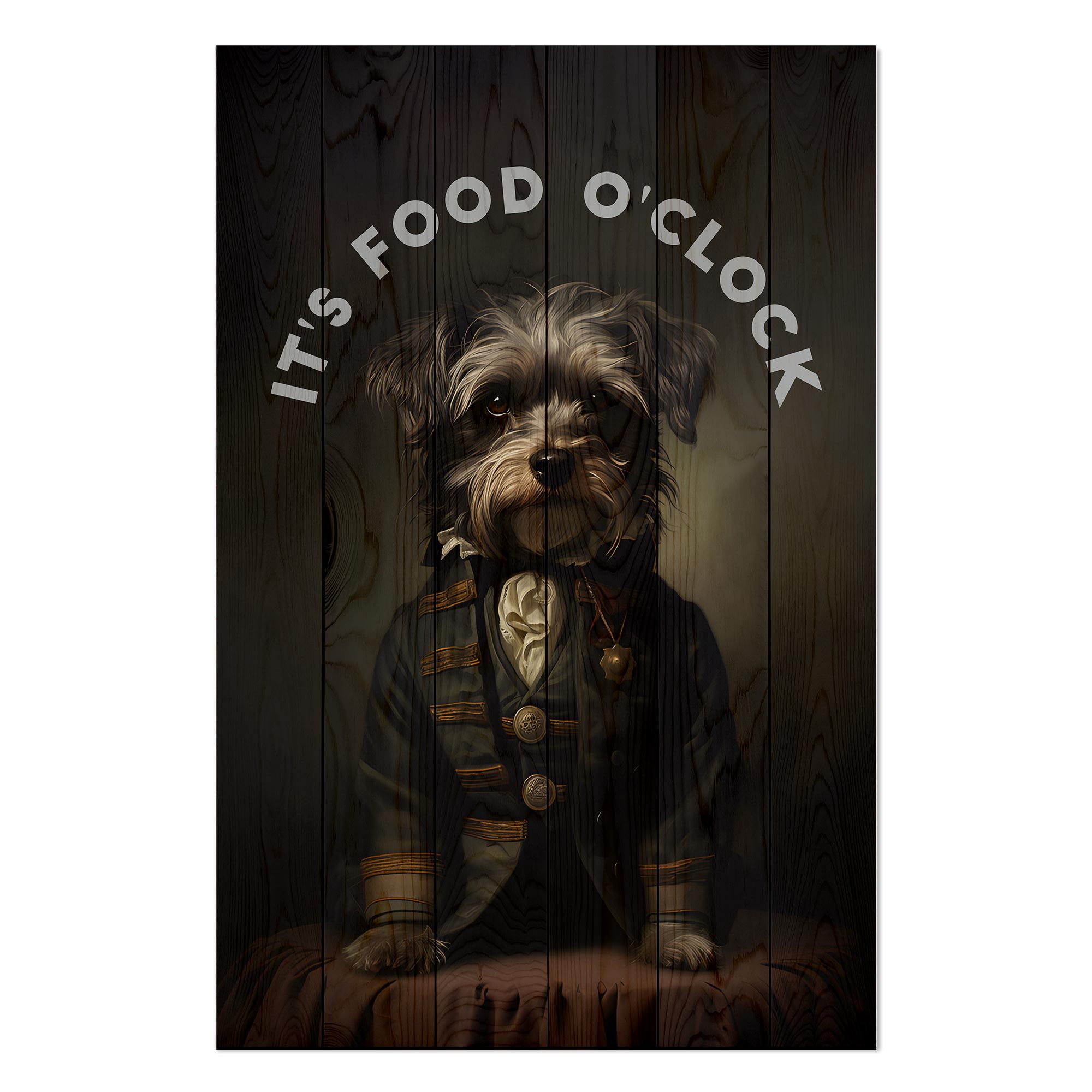 Bild Wood Food O'clock-60x90 cm