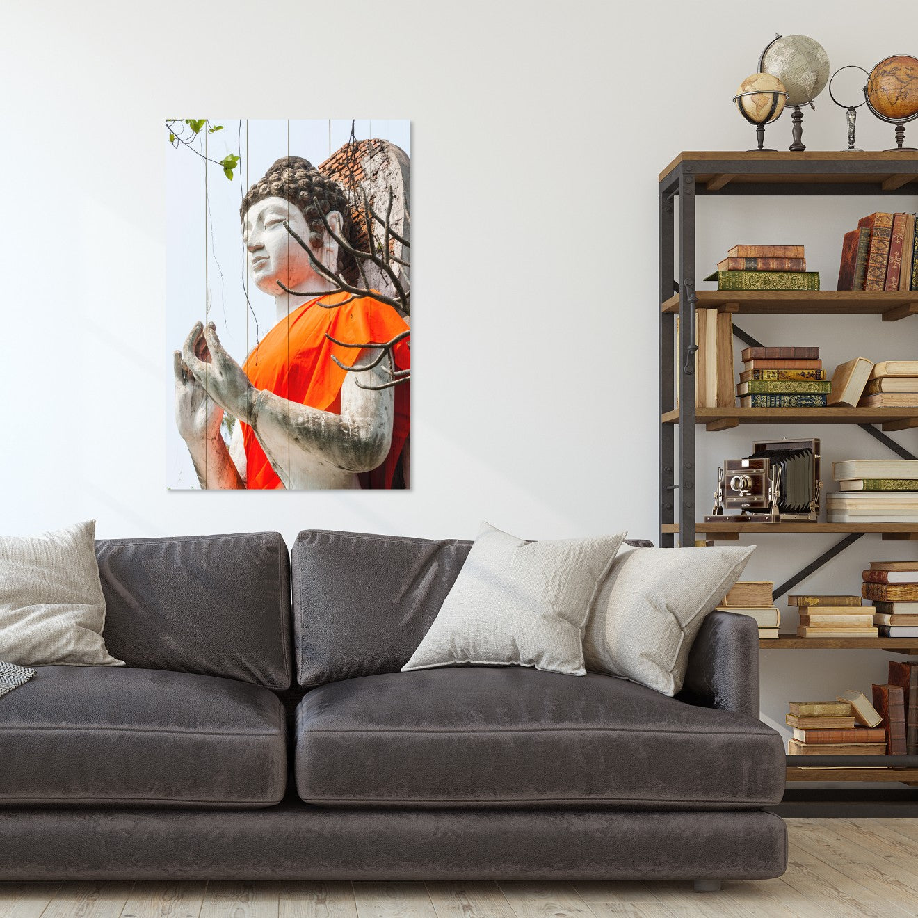 Bild Wood Buddha-Statue-20x30 cm