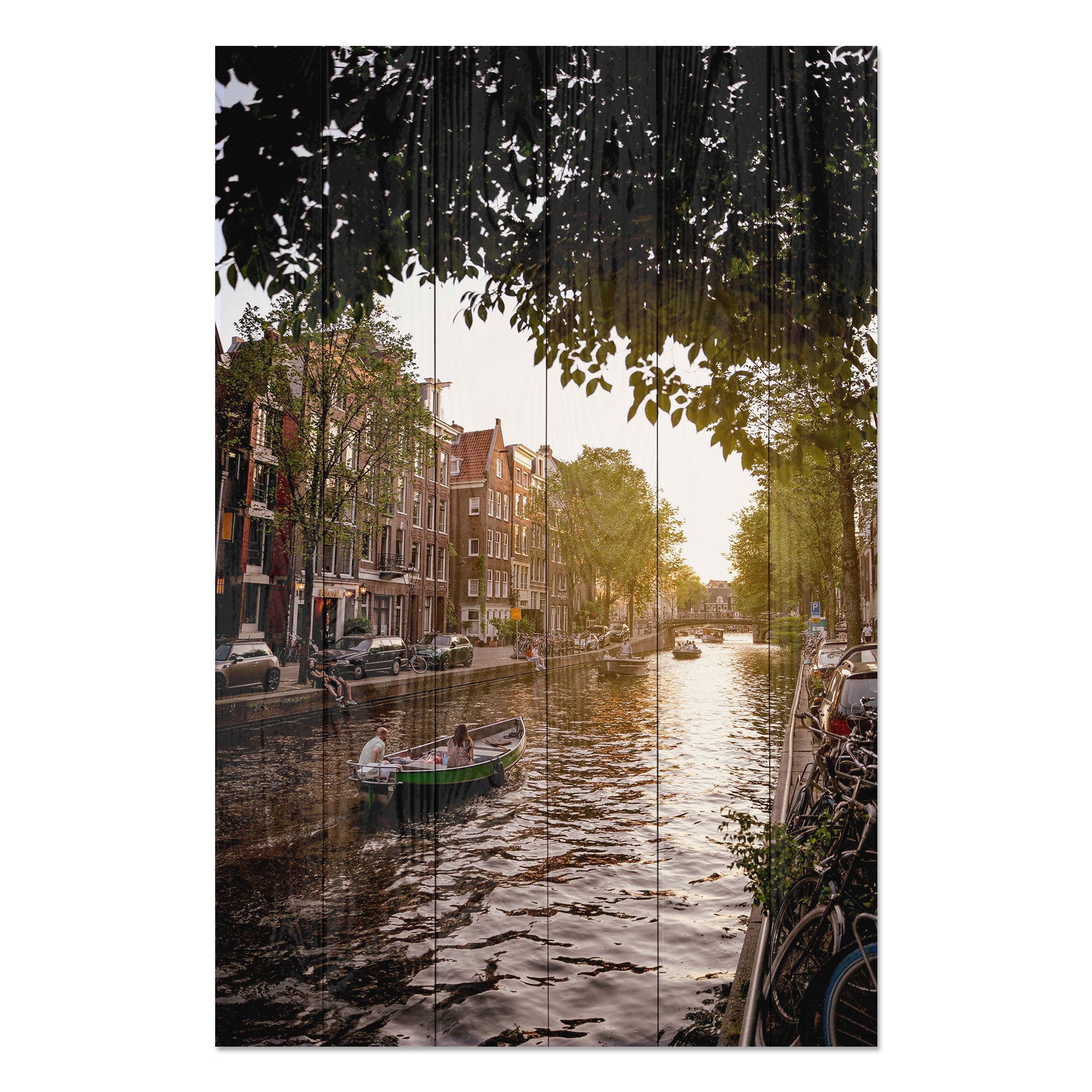 Bild Wood Kanalbootfahrt-40x60 cm
